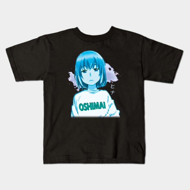 Hinamatsuri ''HINA'' V2 Kids T-Shirt by riventis66